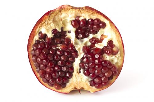 Cutted pomegranate