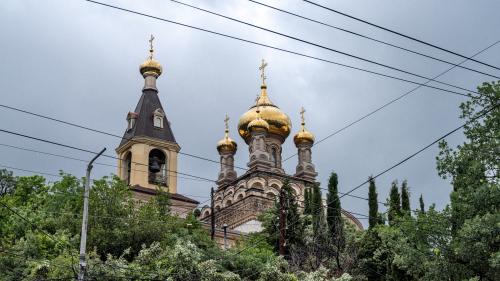 Алупка. Дождь