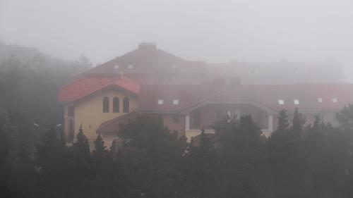 Алупка. Утро. Туман